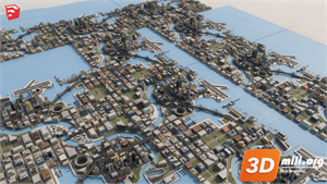 Environment element Skp Files 